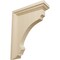 Ekena Millwork 2 1/2"W x 6"D x 8"H Medium Thompson Wood Bracket, Rubberwood BKTW02X06X08TMRW - alternate 1